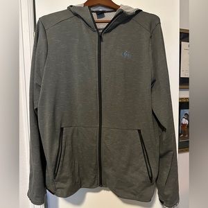 Men’s REI Gray zip up Jacket size L
